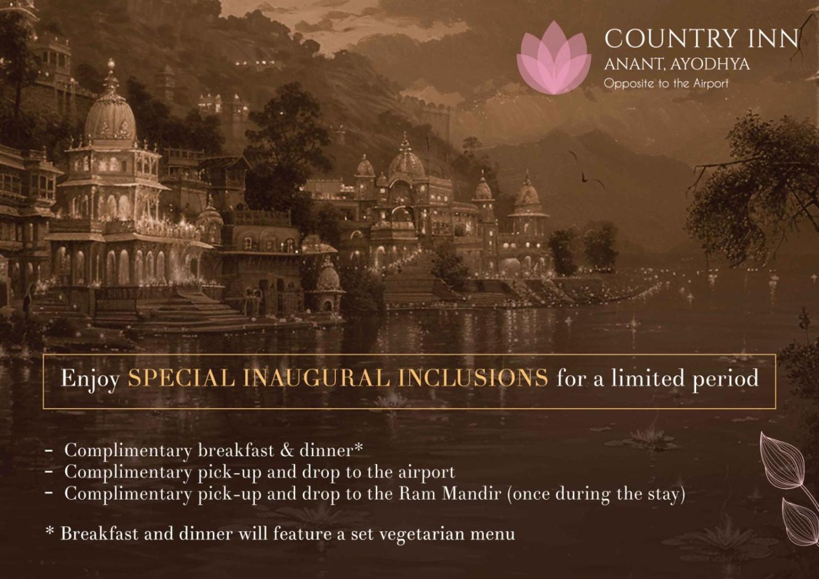 Country Inn Ayodhya - Opposite Airport Bagian luar foto